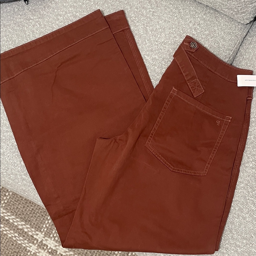 Pilcro Women's Flare & Wide Leg Jeans in Rust